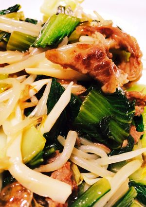 牛肉と青梗菜のさっぱり中華炒め-レシピのメイン写真
