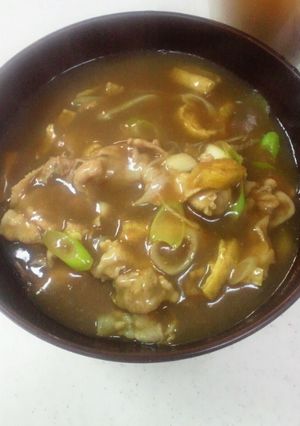 お蕎麦屋さんのカレーうどん-レシピのメイン写真