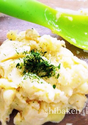 簡単耐熱食器レンジ新じゃが芋ポテトサラダ-レシピのメイン写真