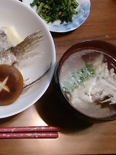 鯛のアラでお吸い物-レシピのメイン写真