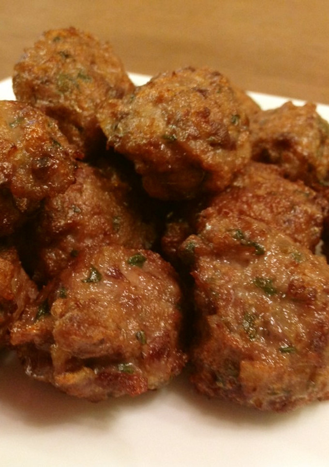 骨まで☆鰯のシソ入り揚げ団子(つみれ)-レシピのメイン写真