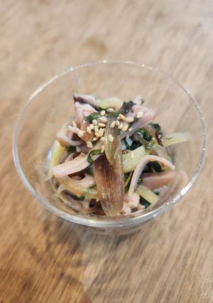 茗荷梅しそのさっぱりハムあえ-レシピのメイン写真