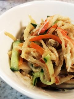 切干し大根の煮物リメイク→サラダ-レシピのメイン写真