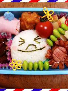 キャラ弁 LINE ムーン-レシピのメイン写真