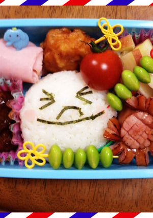 キャラ弁 LINE ムーン-レシピのメイン写真