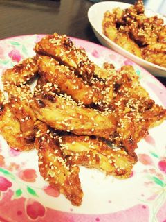 うまうま!手羽中の甘辛揚げ-レシピのメイン写真