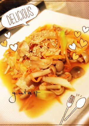 簡単一品！しめじと人参とネギの甘辛煮-レシピのメイン写真