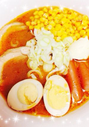 味噌バタコーンラーメン-レシピのメイン写真