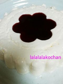 さっぱりレアチーズケーキ-レシピのメイン写真