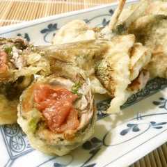 รูปของ いわしの梅肉大葉包み揚げ♪