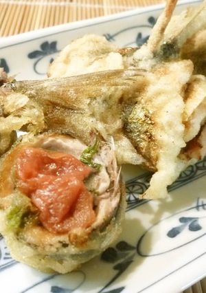 いわしの梅肉大葉包み揚げ♪-レシピのメイン写真