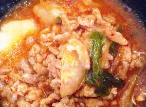 ご飯がとまらない！ひき肉キムチ♡-レシピのメイン写真