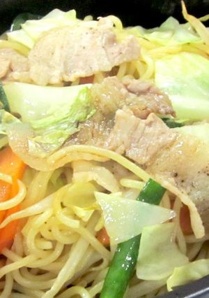 レンジで簡単！中華焼きそば-レシピのメイン写真