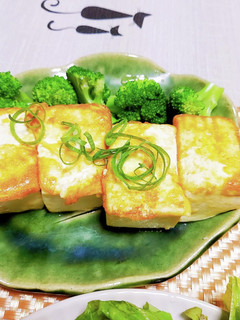 玉子を着たお豆腐❤(豆腐の卵衣焼き)-レシピのメイン写真