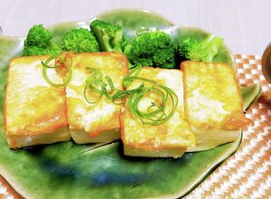 玉子を着たお豆腐❤(豆腐の卵衣焼き)-レシピのメイン写真