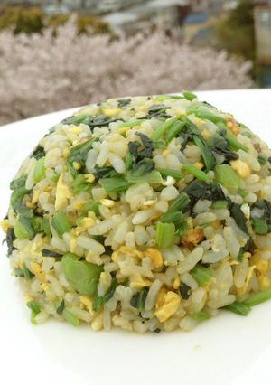 ほうれん草と香味ペーストだけ！ポパイ炒飯-レシピのメイン写真