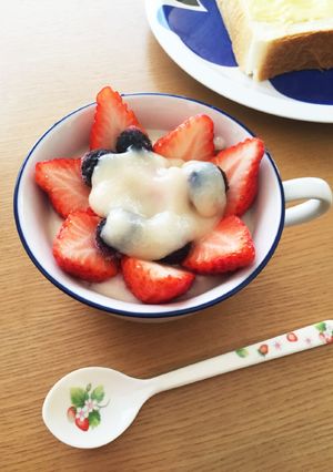 朝ごはん♪甘糀フルーツヨーグルト-レシピのメイン写真