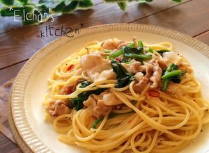 ✿豚肉とほうれん草の塩バターパスタ✿-レシピのメイン写真