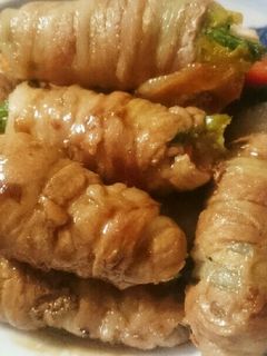 野菜ときのこ肉巻き-レシピのメイン写真