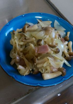 新玉ねぎときのこのレモン炒め-レシピのメイン写真