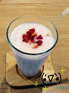 *イチゴのスムージー*-レシピのメイン写真