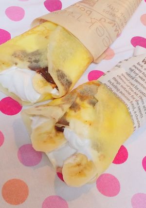 卵一個で♪もっちりしっとり薄焼きクレープ-レシピのメイン写真