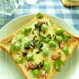 ココナッツ香る❀蜂蜜梅×枝豆の和トースト