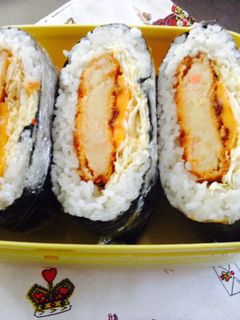 コロッケおにぎらず-レシピのメイン写真