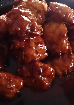 豆腐入り肉団子の黒酢あんかけ-レシピのメイン写真