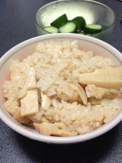 お袋の味!たけのこご飯-レシピのメイン写真