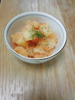 簡単!お弁当にじゃが明太-レシピのメイン写真