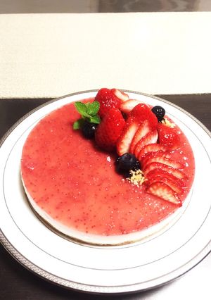 レアチーズケーキ風のヨーグルトケーキ-レシピのメイン写真