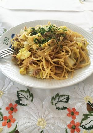 簡単☆キャベツとツナのワンポットパスタ-レシピのメイン写真