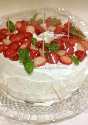 ケーキの形を崩さずラップする方法‼️-レシピのメイン写真
