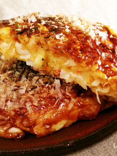 お好み焼き☆大きめキャベツ&豆腐で軽い♪-レシピのメイン写真