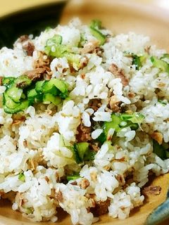 残りご飯で☆サンマの蒲焼缶で簡単混ぜご飯-レシピのメイン写真