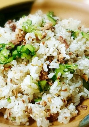 残りご飯で☆サンマの蒲焼缶で簡単混ぜご飯-レシピのメイン写真