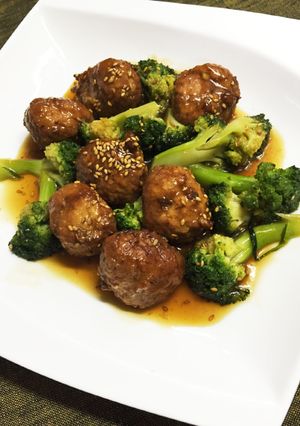簡単☆ブロッコリーと甘ダレ肉団子-レシピのメイン写真