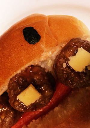 忙しい朝に！余り物で作るアンパンマンぱん-レシピのメイン写真
