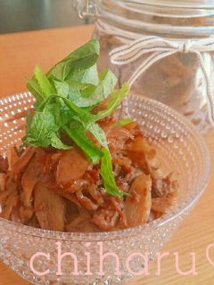 【作り置き♡】甘辛牛ごぼうの佃煮の作り方-レシピのメイン写真