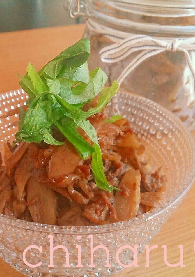 【作り置き♡】甘辛牛ごぼうの佃煮の作り方-レシピのメイン写真