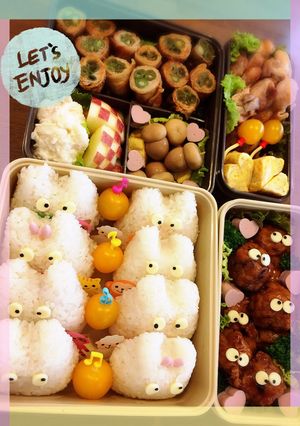 運動会 ピクニック トトロ キャラ弁-レシピのメイン写真