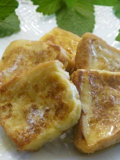健康朝食♪ フレンチトーストにえごま油♡-レシピのメイン写真