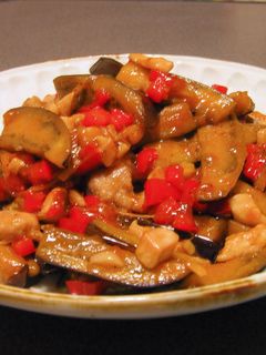 茄子と鶏肉のあんかけ中華炒め-レシピのメイン写真