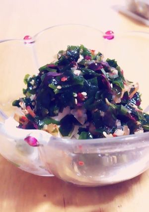 100倍美味しい豆腐海藻キムチ!-レシピのメイン写真