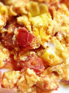 簡単 トマトと卵炒め-レシピのメイン写真