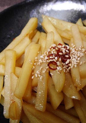 シャキシャキ!ジャガイモのキンピラ⁂-レシピのメイン写真