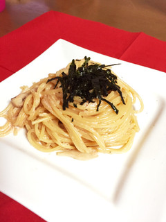 明太子とエリンギのクリームパスタ-レシピのメイン写真