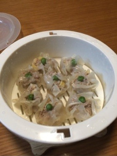 電子レンジで作るタケノコ入りシュウマイ-レシピのメイン写真