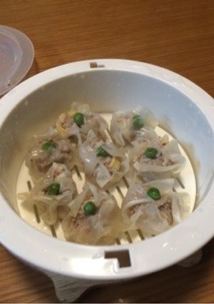 電子レンジで作るタケノコ入りシュウマイ-レシピのメイン写真